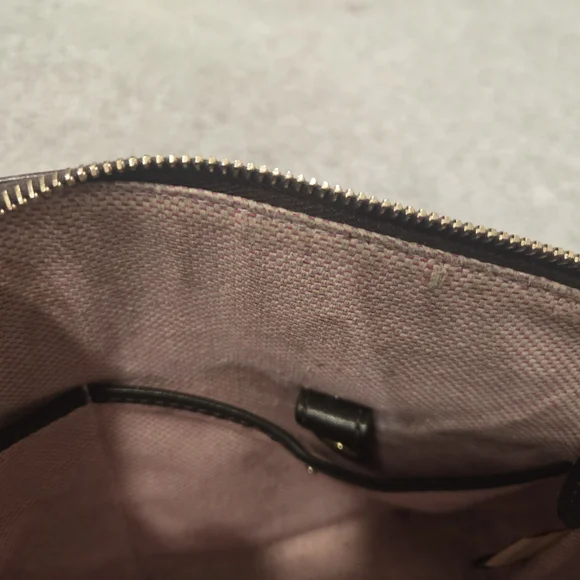 Dooney & Bourke Brown Croc-Embossed Leather Bag - Picture 12 of 12